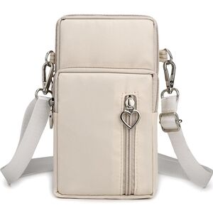 Crossbody Bag Cell Phone Sleeve Concert Venue Bag Adiustable Strap Arm Wrist NWT